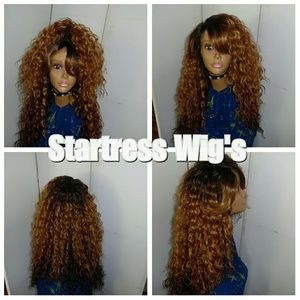 Human hair/ human hair blend lace front wig!